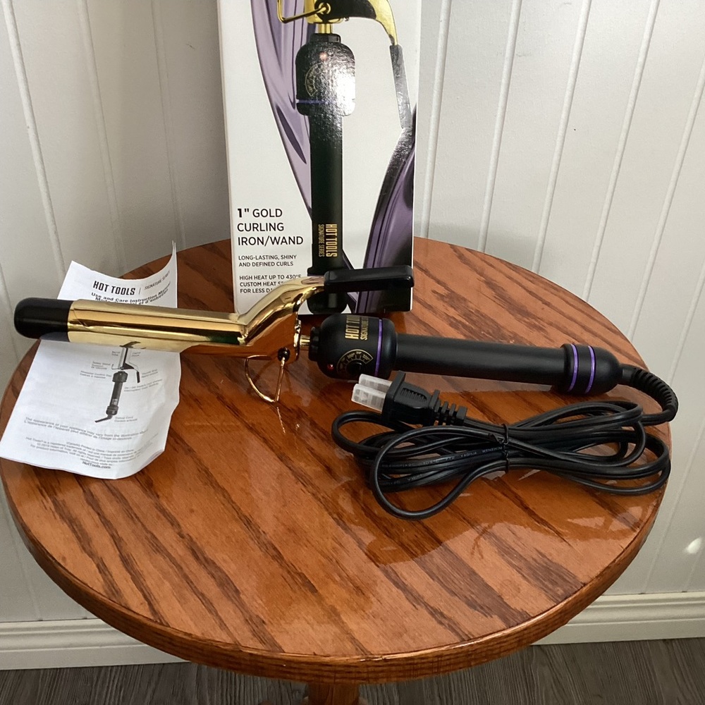 Hot Tools Pro Signature Gold 1" Curling Iron - Picture 3 of 9